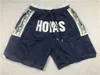University of North Carolina UOMO UNC Lower Merion Irish Hoyas Pantaloncini da basket Pantaloni tascabili Tutti cuciti
