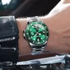 Designer Luxe Merk Horloges Olevs Mens Es Top Mode Waterdicht Lichtgevende Hand Green Dial Quartz Sports Polsgeschenken voor Mannen