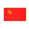 Bandeira da USSR Soviética Rússia National Polyester Banner voando 90x150cm 3ft * 5ft em todo o mundo todo o mundo ao ar livre pode ser personalizado