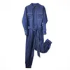 Kobiety Jumpsuits Rompers 2022 Spring and Autumn Youth Open-line Open-line Dżins Joks Mash