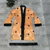 Oranje Hipster Badjas Topkwaliteit Dames Luxe Nachtkleding Thuis Badkamer Oudoor Godin Moet Designer Kleding