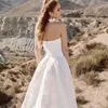 Seksi Moda Halter Dantel Bir Çizgi Tulumlar Gelinlik Gelinlikler ile Tren Cut-Out Backless Gelin Elbiseler Kadınlar Için Pantsuits Vestido de Novia