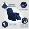 Suede Recliner Soffa Stolskydd All Inclusive Couch s ElasticArmChair Slipcover Massage Furniture Protector 211116