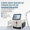 Multi Wavelength 1064nm 755nm 808nm Permanent painless effetctive Diode Laser Hair Removal Machine High Speed Professional Beauty Equipment for all skin hair