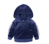 Kinderkleding Jongens Meisjes Goud Fluwelen Pak Lente Herfst Plus Baby Kind Warme Trui Broek Twee Sets 07 Jaar 447 Y24444838