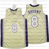 Black Snake Portrait Basketball Jersey Embroderie complète Gold Purple de haute qualité