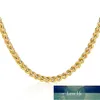 3.5mm Creative Chain Gold Naszyjnik dla kobiet Mężczyźni Biżuteria Naszyjniki Wisiorki Charms Jewellery 16 18 20 22 24 Cal Hurtownie M17 Cena fabryczna Ekspert Design Quality