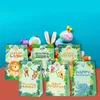 Crafts Jungle Party Decoration Animal Foot Printed Gift Box Kraft Paper Candy Gifts Bags Safari birthday Decor baby shower