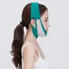 Ручная щека Поднимите подъем похудения Slim Mask Ультра-тонкий ремень ремешок полосы женщины уменьшают двойной подбородок массажер лица