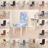 Chair Covers Stretch Printed Seats Cover Elastic Slipcovers Kitchen Seat Case Restaurant Banquet Hotel Home Decor ZWL603-WLL