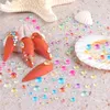 Crystal Rhinestones Nail Art Decorations Mermaid Aurora Nails Pärlor Stones Smycken Charms Gems för Manicure Accessoires