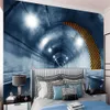 Romantische 3d landschap behang helder verlichte tunnel patroon muurschildering interieur woondecoratie woonkamer slaapkamer schilderij wallpapers