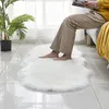 Vardagsrum Plysch Floor Mattor Mats Kids Faux Fur Area Rug Matta Solid Fluffy Soft Shaggy Artificial Sheepskin MJ714 Mattor