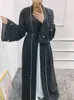 Этническая одежда мусульманская мода Дама Dubai Root Solid Color Cardigan платья выпускные платья abaya turke