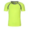 Women's Men's fitness clothing ping pong badminton sports T-shirt red black yellow green custom any color and size