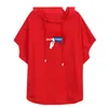 T-shirt Kvinna Hooded Loose Summer Casual Red White Short-Sleeved Stor Storlek Kvinnor Mode Utskrift T-shirt Bomull 210722