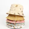 Summer Bucket Hat Fisherman cap women Men Gift wide brim Floral Universal Outdoor Travel Sun beach hats GGA4642