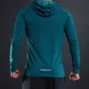 FLORATA NEW Trendy Autumn Men T Shirt Casual Long Sleeve Slim Men's Basic Tops Tees Stretch T-shirt Comfortable Hooded T Shirt G1222