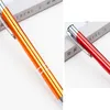 13 Color Aluminum Ballpoint Pens Student Stationery Writing Ball Point Metal Pen Business Signature Advertising Gift BH4770 TQQ4673766