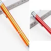 13 Kleur Aluminium Ballpoint Pennen Studenten Stationerij Writing Ball Point Metal Pen Business Signature Advertising Gift BH4770 TQQ4181466