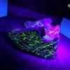 Luminous Color Graffiti Para Casual Buty Mężczyźni I Kobiety Białe Trampki Płaskie Dolne Wysokiej jakości Skórzane Koronki Przypadkowe buty 36-46