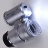 PARTFAVNING Justerbar bärbar 45x mini -mikroskop med 2 LED mini -förstoringsmikroskop med sedlarkontrollfunktion DH8888