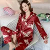 Winter Fall Letters Printed Pajamas Sets Home Textile Fashion Brand Designer Cartoon Pattern Casual Women Long Sleeve Cardigan Sle7346751