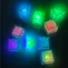 Multi Couleur LED Flash Lights Eau Ice Cube Lumière Nouveauté Cristal Cristal Bar Party USA Stock