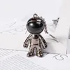 Party Favor Astronaut Keychain Svart trend Personlighet tredimensionell kreativ bilhänge Män och Kvinnor Halsband Bag Tillbehör RRD7714