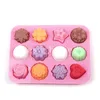 Cake tool Flower Shaped Silicone Mould DIY Handmade Candle Soap Moulds Fondant Baking Mold Butterfly Chocolate