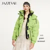 Frauen Daunen Parkas JAZZEVAR 2021 Winter Ankunft Frauen Jacke Hohe Qualität Grün Farbe Mantel Mit Kapuze Mode