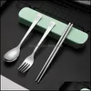 Cozinha, Dining Bar Home GardensMile Aço Inoxidável De Aço Inoxidável Conjunto de Faca Ocidental Forquilha Teaspoon Jantar Colher Talheres Talheres Cutelaria SE