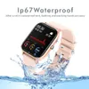 2022 IP68 Wodoodporna inteligentna zegarek Kobiety Piękna Bransoletka Tętno Monitor Sleep Monitoring SmartWatch Connect IOS Android + Box