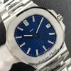 2022 3KF V2 5711 40º aniversário A324 Mens automáticos relógios azul textura Dial Dial