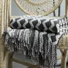 Nordic Knitted Blanket Sofa Bed Decorative Thread Blankets Office Nap Throw Towel Plaid Tapestry