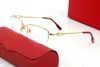 Sunglasses Pawes Vintage Rimless Square C Wire Men Oculos Shade Diamond Cutting Metal Frame Women For Beaching Driving