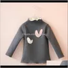 Maglioni pullover Neonati Abbigliamento premaman per bambini Modelli autunno inverno Ragazze Plus Veet Bottoming Shirt Able All-Fiammifero Bambini carini