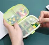 Wholesale Food Storage 8 Compartments Travel Organizer Moisture Proof Pocket Purse Daily Portable Holder Container RRB13286