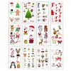 Halloween Christmas Luminous Temporary Tattoo Stickers Party Decoration Xmas Carnival Partys Cosplay Kids Decor