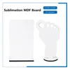 Låg MOQ! MDF Board DIY Sublimation Photo Frame Foot Rektangel Trä Bild Pads Värmeöverföring Konstmålningar Dekorationer Sublimerande Vit Familj Hem Albumram