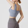Yoga Outfit 2022 Summer Sports Bra Beauty Back Cross Antiurto Stile di raccolta Fitness in Europa America per le donne