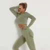 Conjunto de yoga sin costuras para mujer, traje deportivo para entrenamiento, conjunto de Fitness, ropa de cintura alta, ropa deportiva para mujer 210802