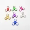 Luz led girando pacotes top mais legal mudando fidget fidegeta brinquedo dedo crianças brinquedos auto mudança padrão com arco-íris up hand spinner