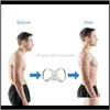 Waist Back Posture Corrector Shoulder Straight Support Brace Belt Therapy Men Women1 Zu11F T4Hba