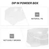 Nail Glitter 6pcs Dip Powder Tray Container Portable Dipping Storage Box Prud22
