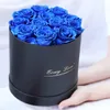 Haute qualité 12 pièces 45CM roses éternelles préservées avec boîte année Valentine039s cadeaux pour toujours rose éternelle décoration de mariage 6200547