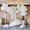 Mat Saf Beyaz Lateks Balonlar Düğün Dekorasyon Doğum Günü Partisi Bebek Duş Yuvarlak Helyum Ballon 5 inç 10 inç 12 inç 18 inç 36 inç