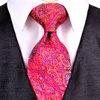 나비 넥타이 화려한 꽃 페이즐리 골드 레드 퍼플 핑크 블랙 망 넥타이 100% 실크 자카드 직물 도매 브랜드