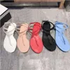 2021 zomer dames casual sandalen, loafers, platte schoenen, flip-flops, sandalen mode luxe 35-40