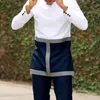 Mäns Casual Shirts Fall Män Lång Höst Afrikansk 2021 Slim Färg Block Muslim Topp Patchwork Mid Length Male Shirt Spring Fashion